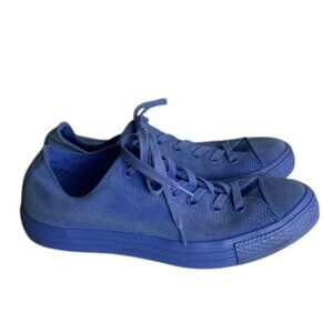 Converse Chuck Taylor All Star Unisex 7.5M/9.5W Blue Canvas Low Top Sneakers